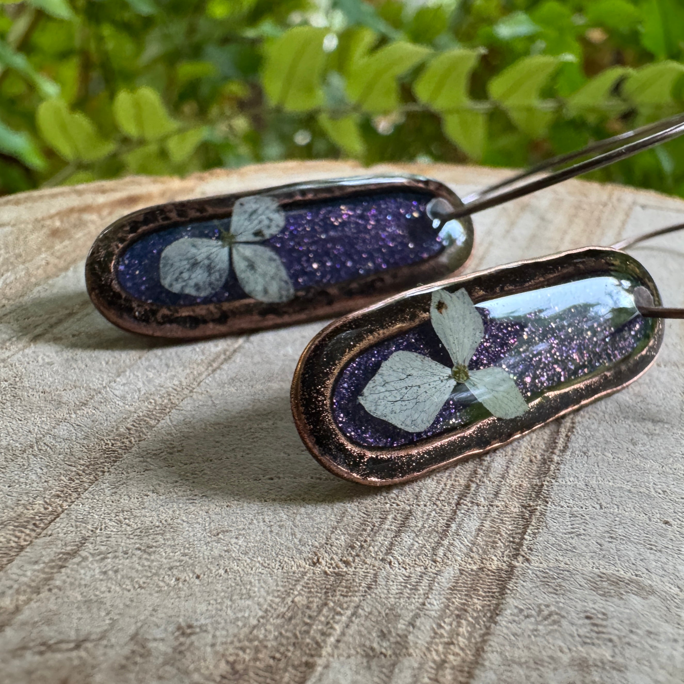Hydrangea Earrings | Gold-Filled, Sterling Silver & Copper | Made to Order