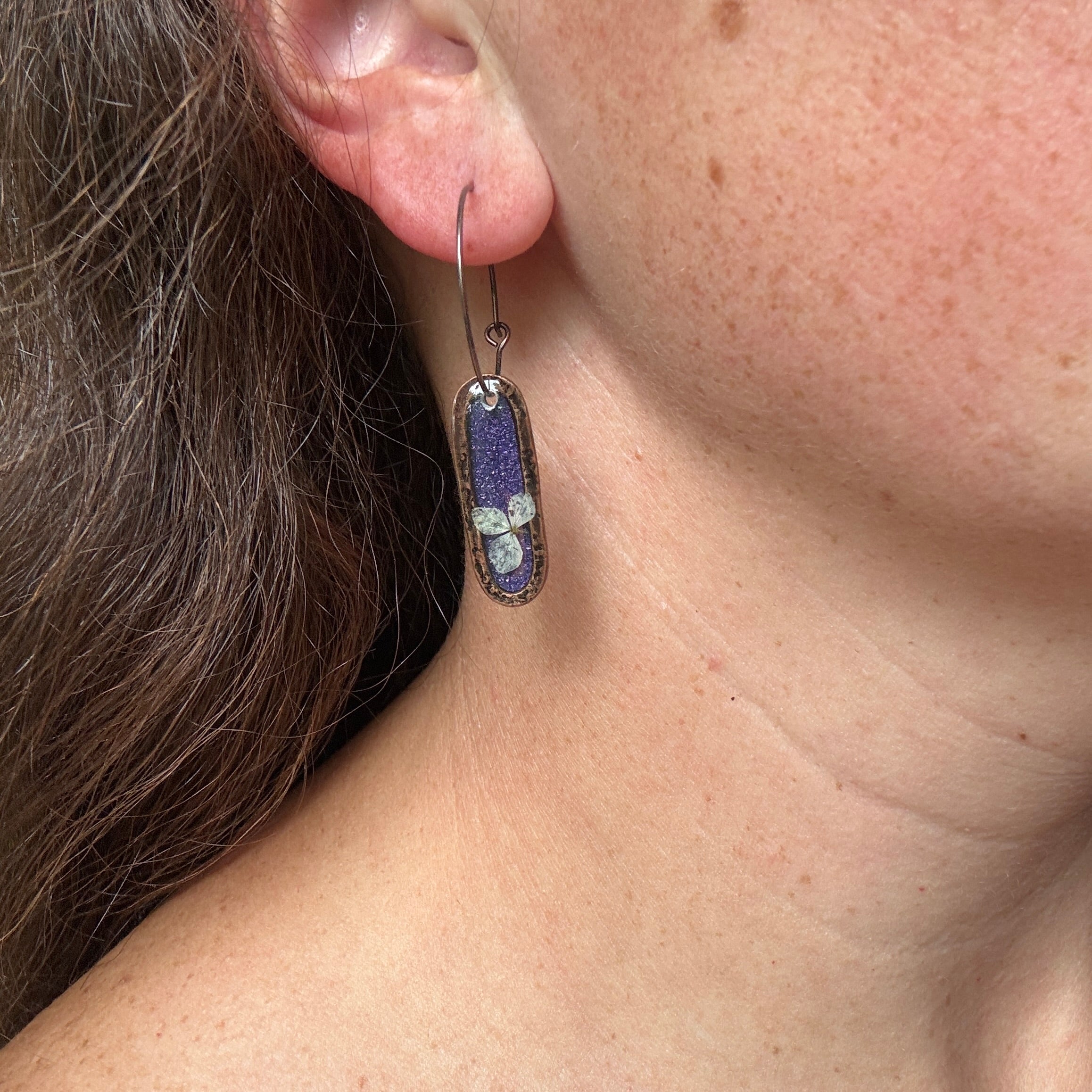 Hydrangea Earrings | Gold-Filled, Sterling Silver & Copper | Made to Order
