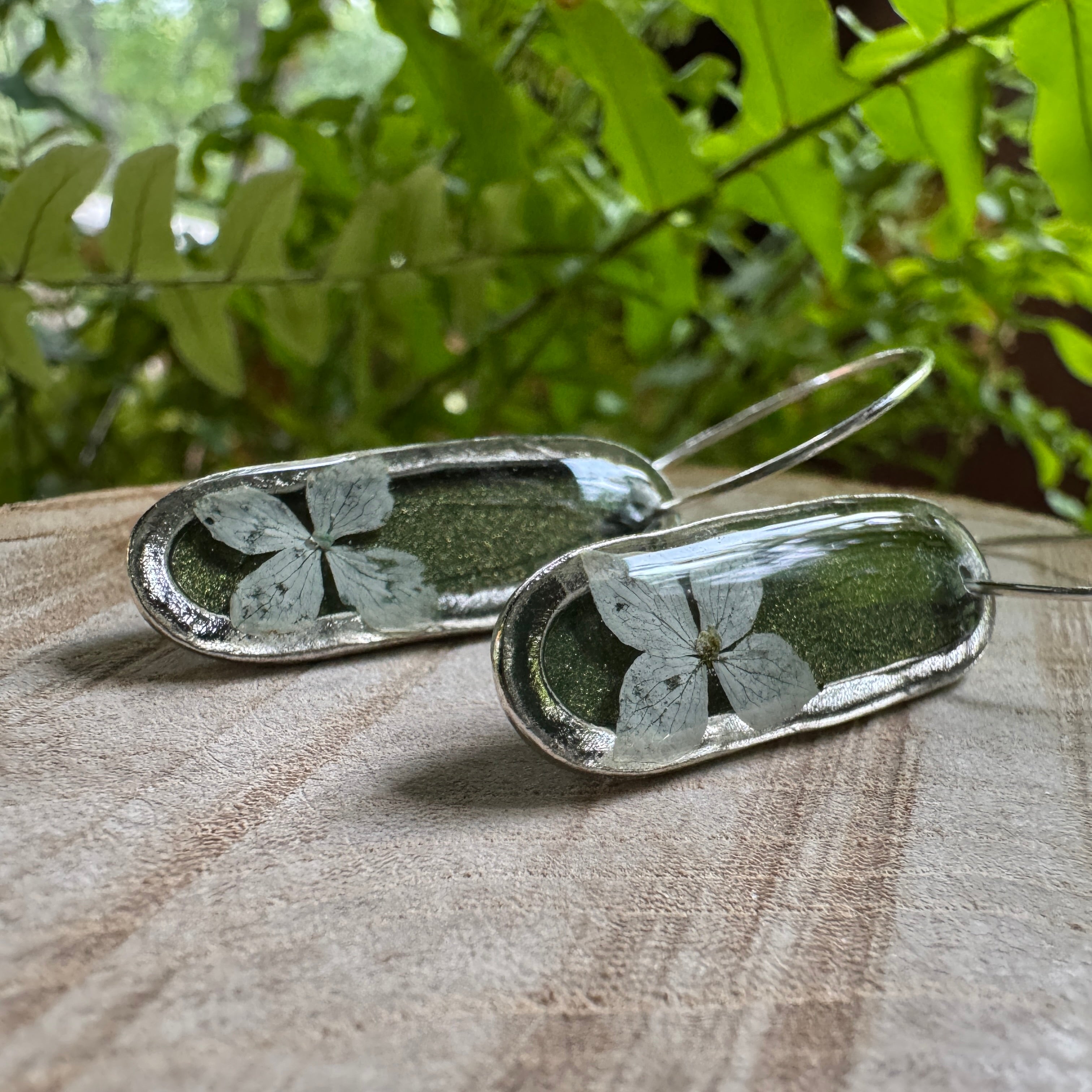 Hydrangea Earrings | Gold-Filled, Sterling Silver & Copper | Made to Order