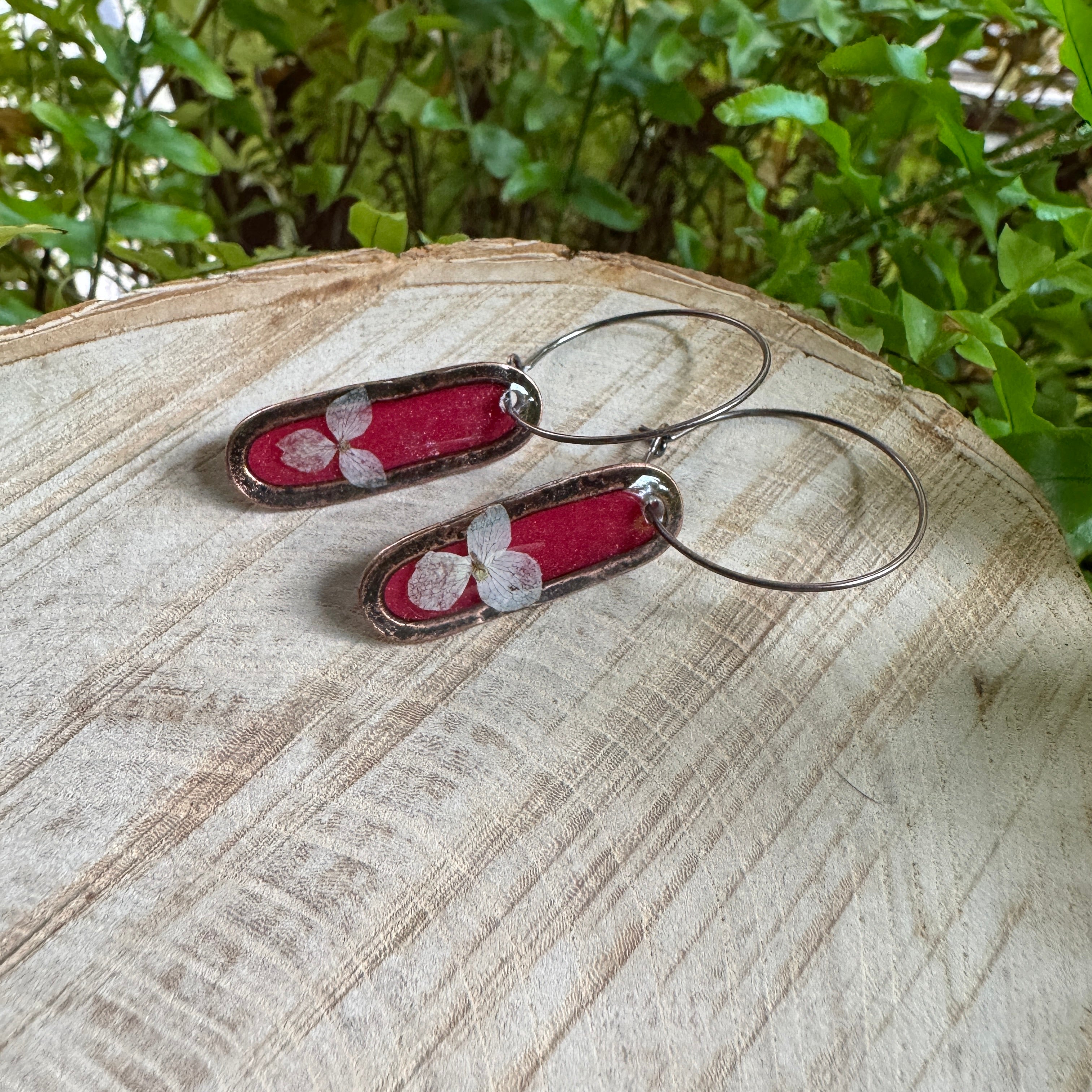 Hydrangea Earrings | Gold-Filled, Sterling Silver & Copper | Made to Order