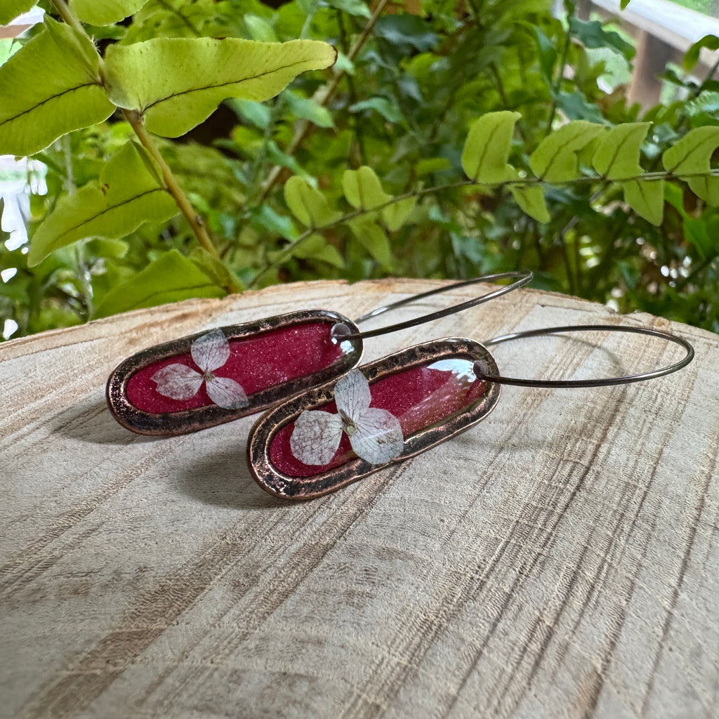 Hydrangea Earrings | Gold-Filled, Sterling Silver & Copper | Made to Order