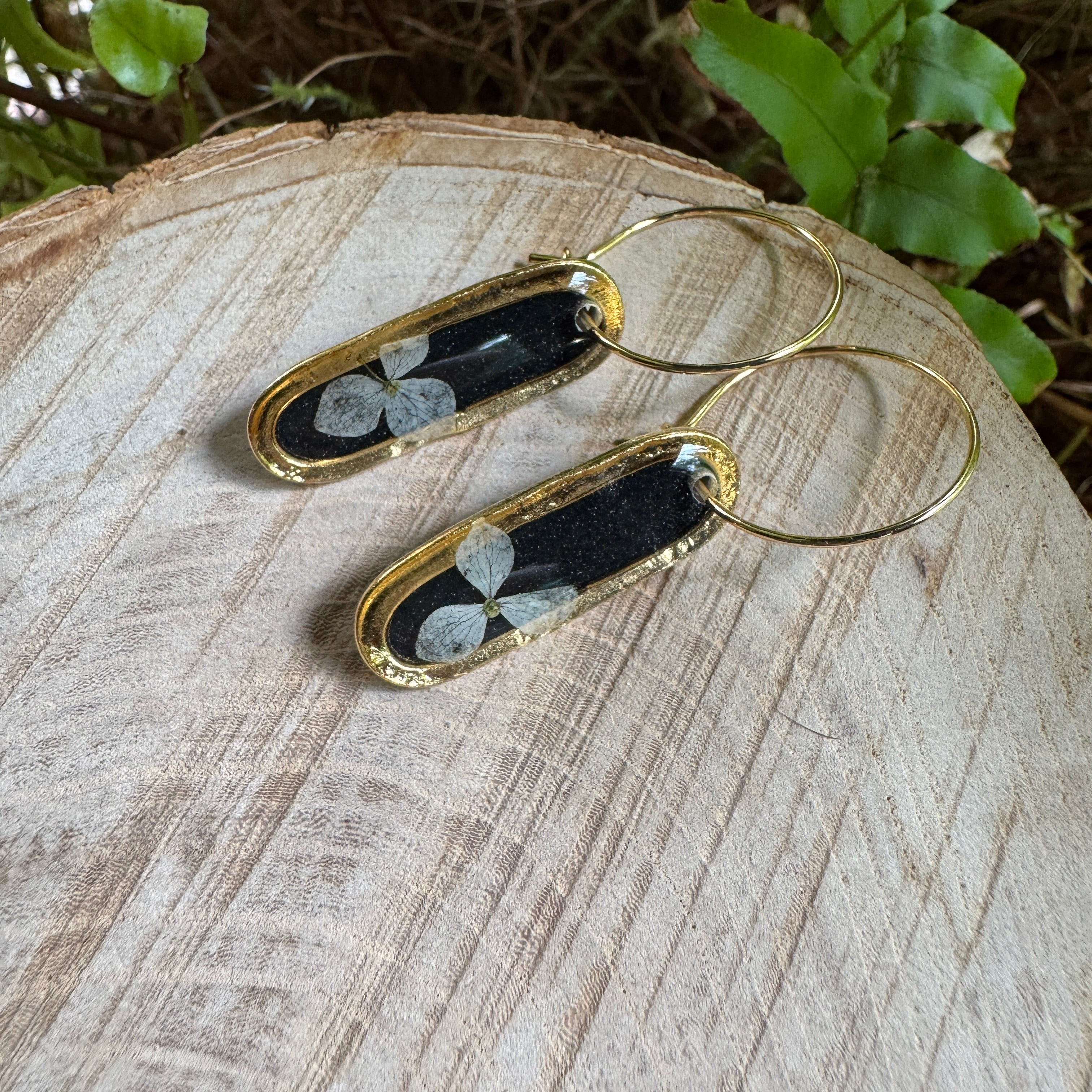 Hydrangea Earrings | Gold-Filled, Sterling Silver & Copper | Made to Order