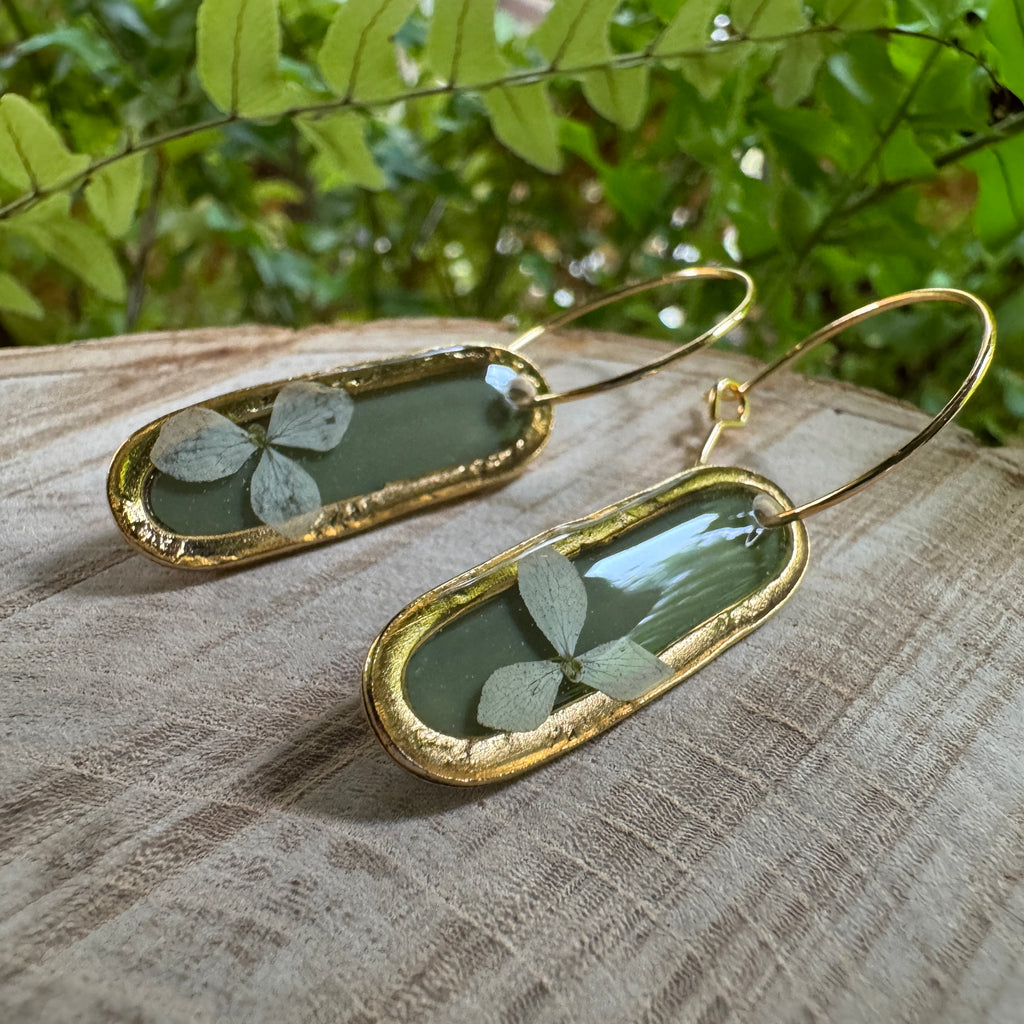 Hydrangea Earrings | Gold-Filled, Sterling Silver & Copper | Made to Order