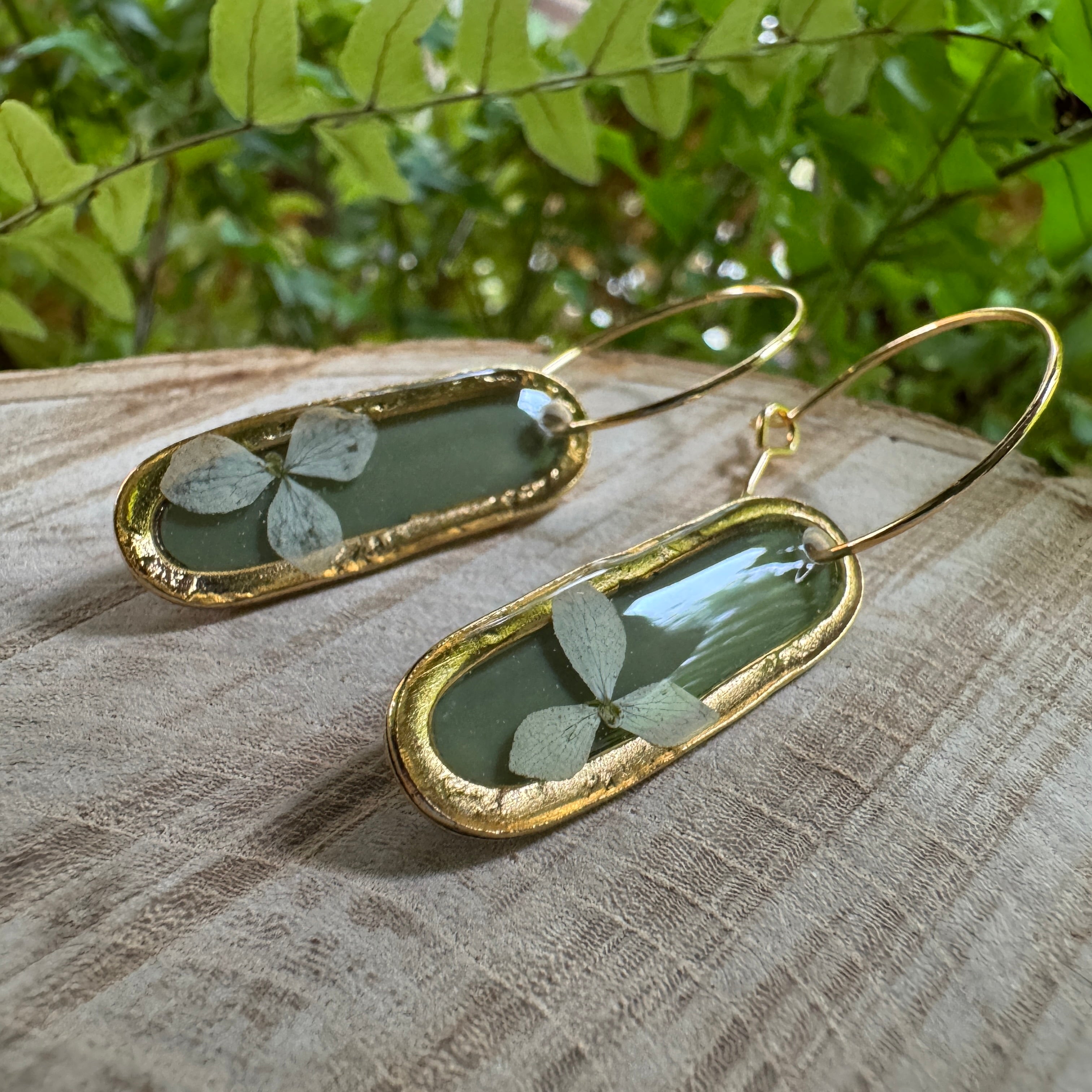 Hydrangea Earrings | Gold-Filled, Sterling Silver & Copper | Made to Order