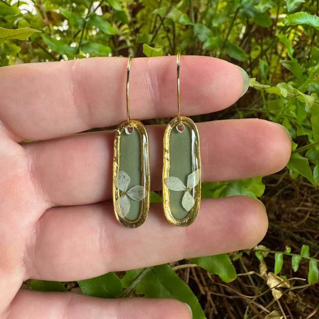 Hydrangea Earrings | Gold-Filled, Sterling Silver & Copper | Made to Order