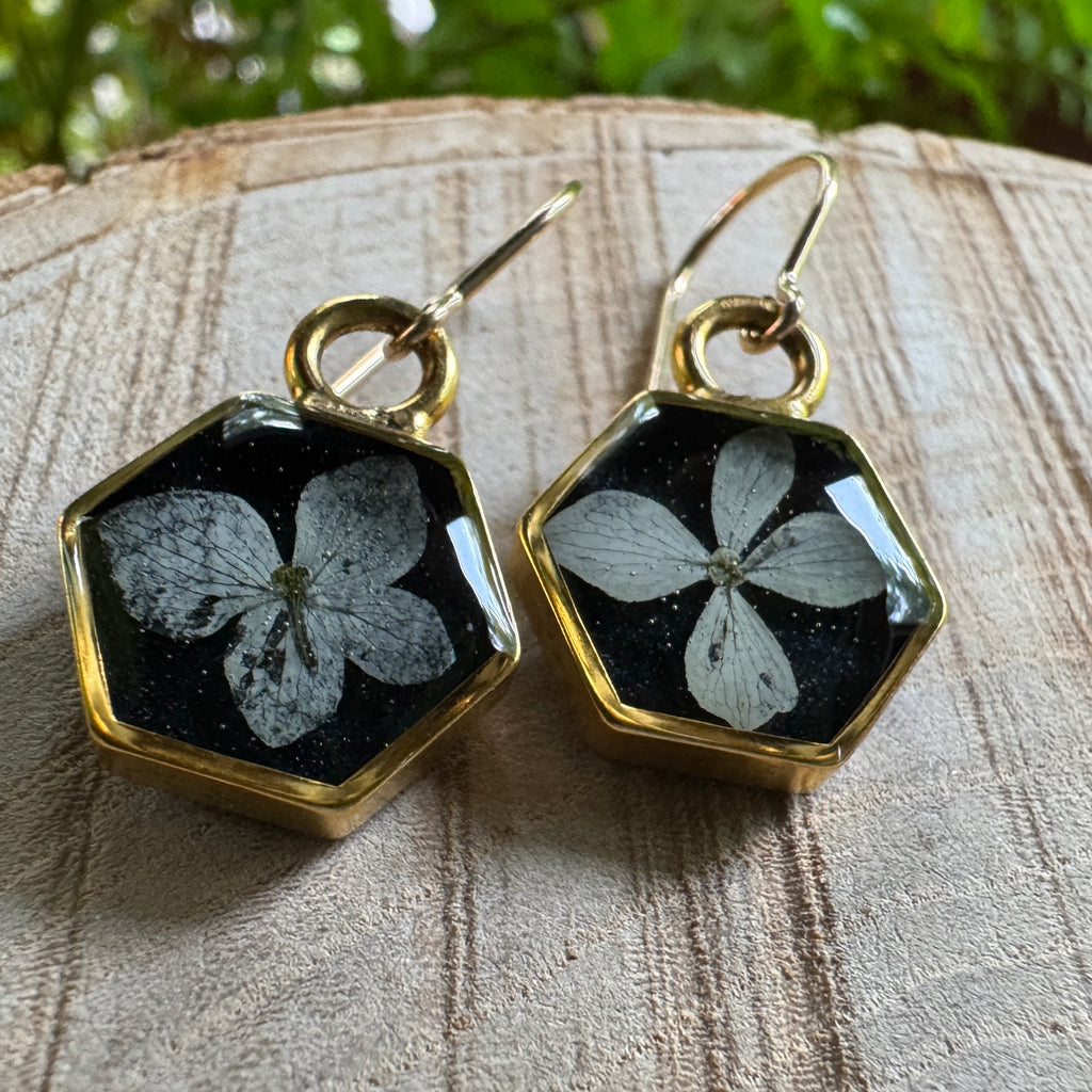 Hydrangea Earrings | Gold-Filled, Sterling Silver & Copper | Made to Order