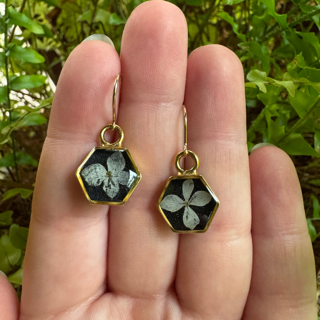 Hydrangea Earrings | Gold-Filled, Sterling Silver & Copper | Made to Order