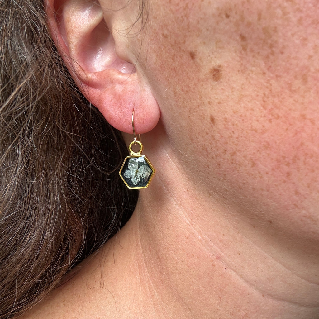 Hydrangea Earrings | Gold-Filled, Sterling Silver & Copper | Made to Order