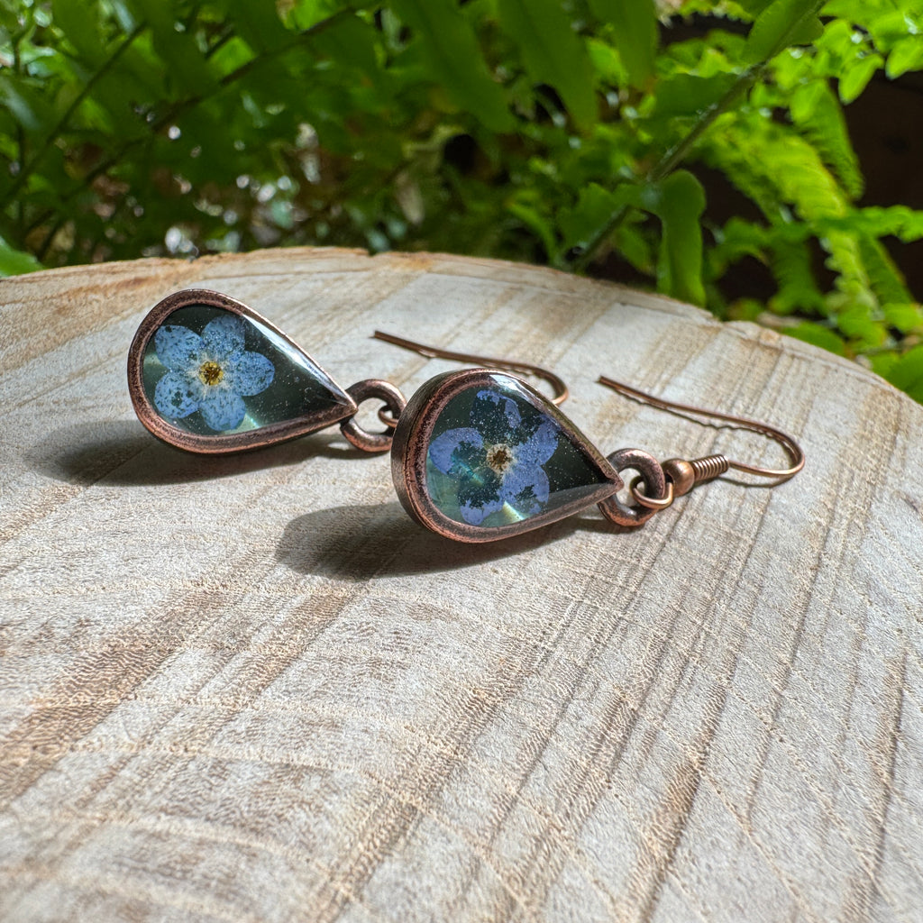 Forget-Me-Not Earrings | Forest Wandering Jewelry | Ready to Ship