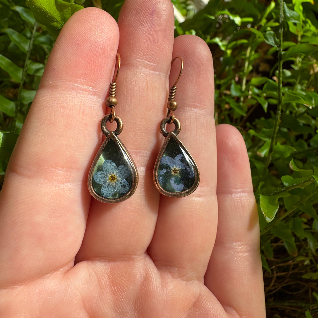 Forget-Me-Not Earrings | Forest Wandering Jewelry | Ready to Ship