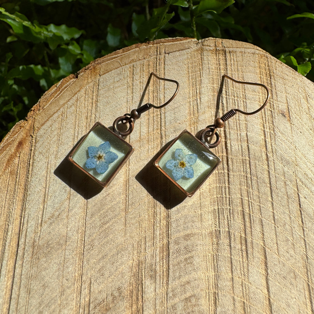Forget-Me-Not Earrings | Forest Wandering Jewelry | Ready to Ship