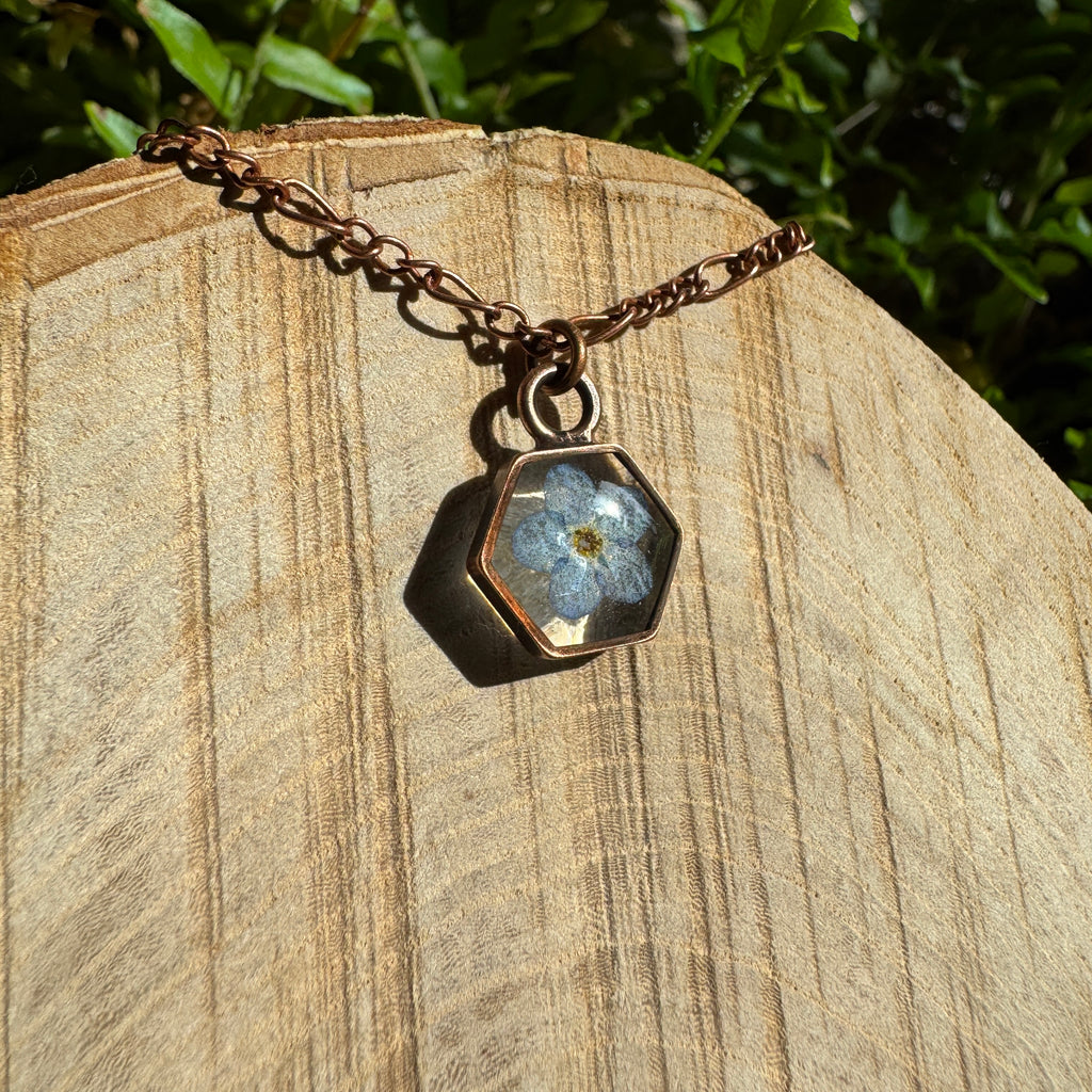 Forget-Me-Not Necklace | Forest Wandering Jewelry | Ready to Ship