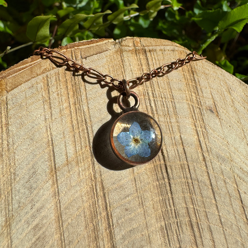 Forget-Me-Not Necklace | Forest Wandering Jewelry | Ready to Ship