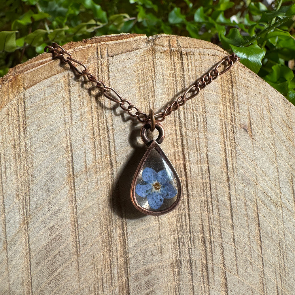 Forget-Me-Not Necklace | Forest Wandering Jewelry | Ready to Ship