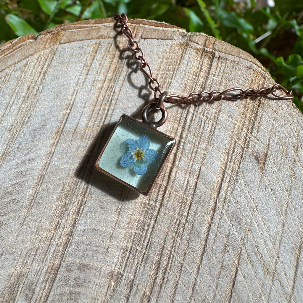 Forget-Me-Not Necklace | Forest Wandering Jewelry | Ready to Ship