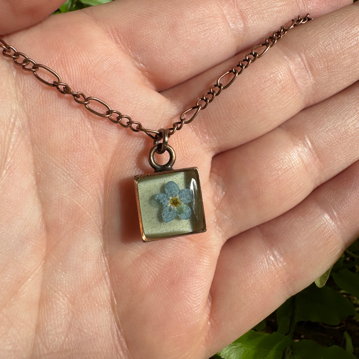 Forget-Me-Not Necklace | Forest Wandering Jewelry | Ready to Ship