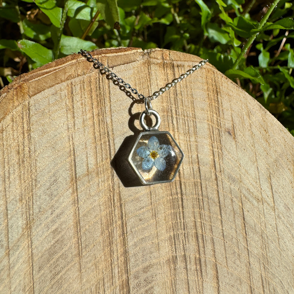Forget-Me-Not Necklace | Forest Wandering Jewelry | Ready to Ship
