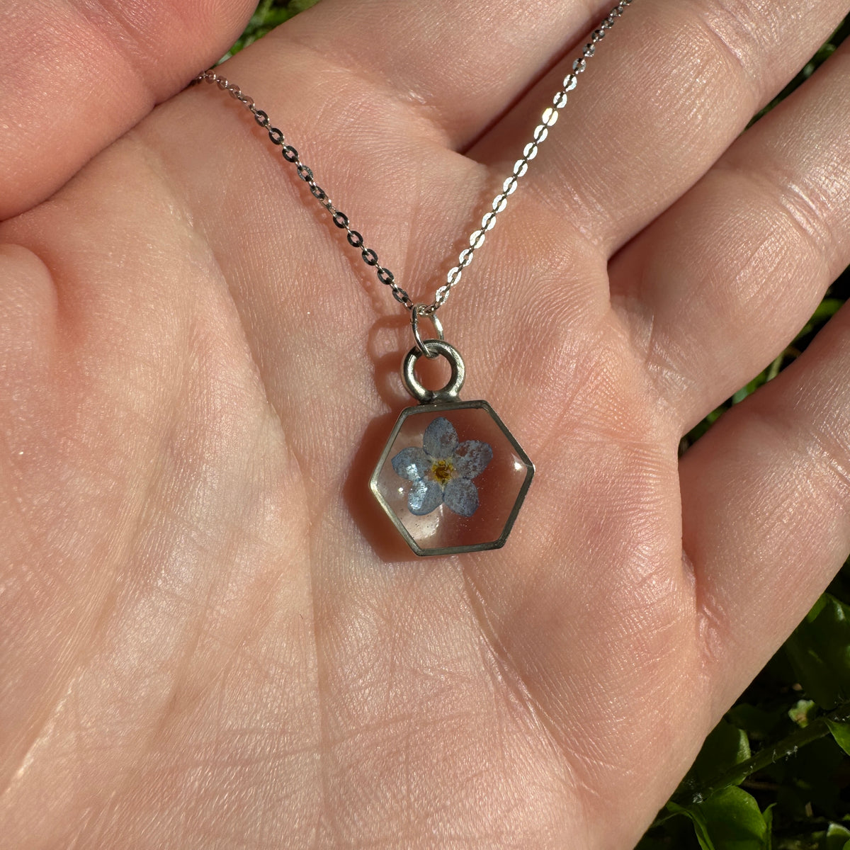 Forget-Me-Not Necklace | Forest Wandering Jewelry | Ready to Ship