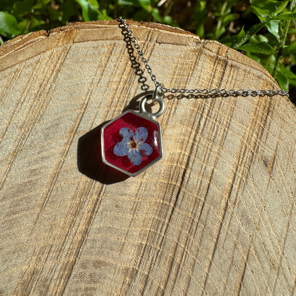 Forget-Me-Not Necklace | Forest Wandering Jewelry | Ready to Ship