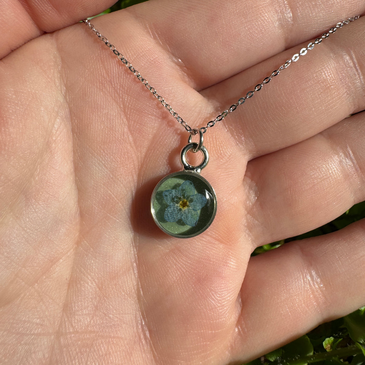 Forget-Me-Not Necklace | Forest Wandering Jewelry | Ready to Ship