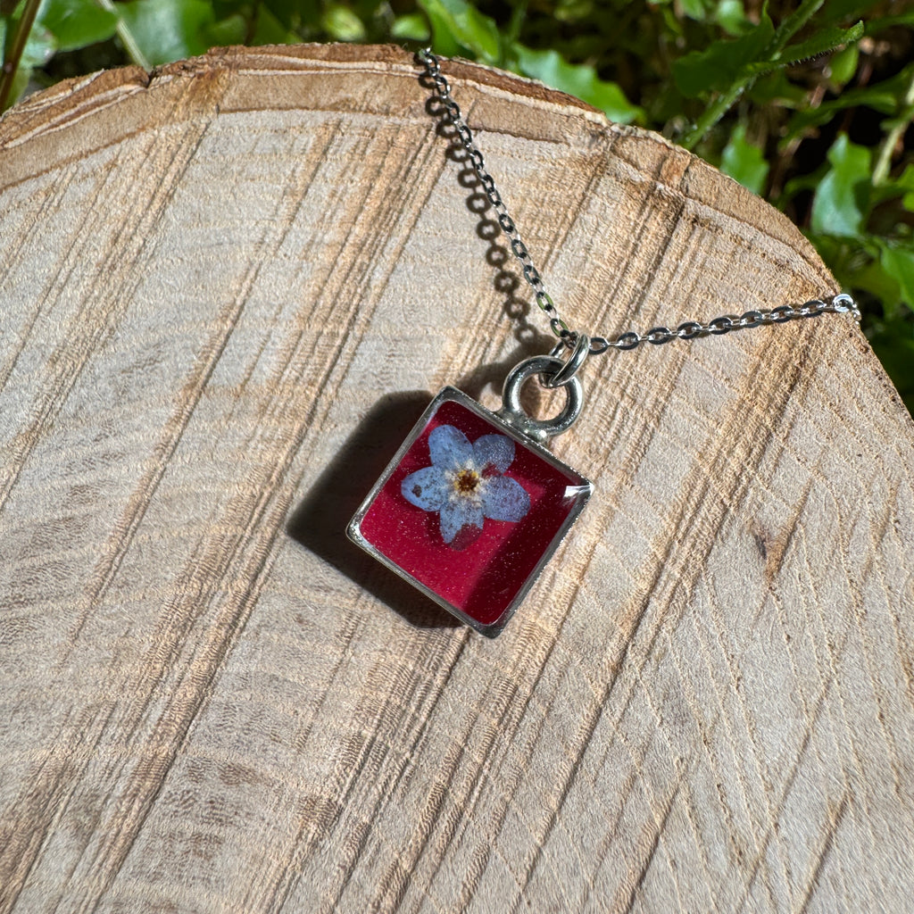Forget-Me-Not Necklace | Forest Wandering Jewelry | Ready to Ship