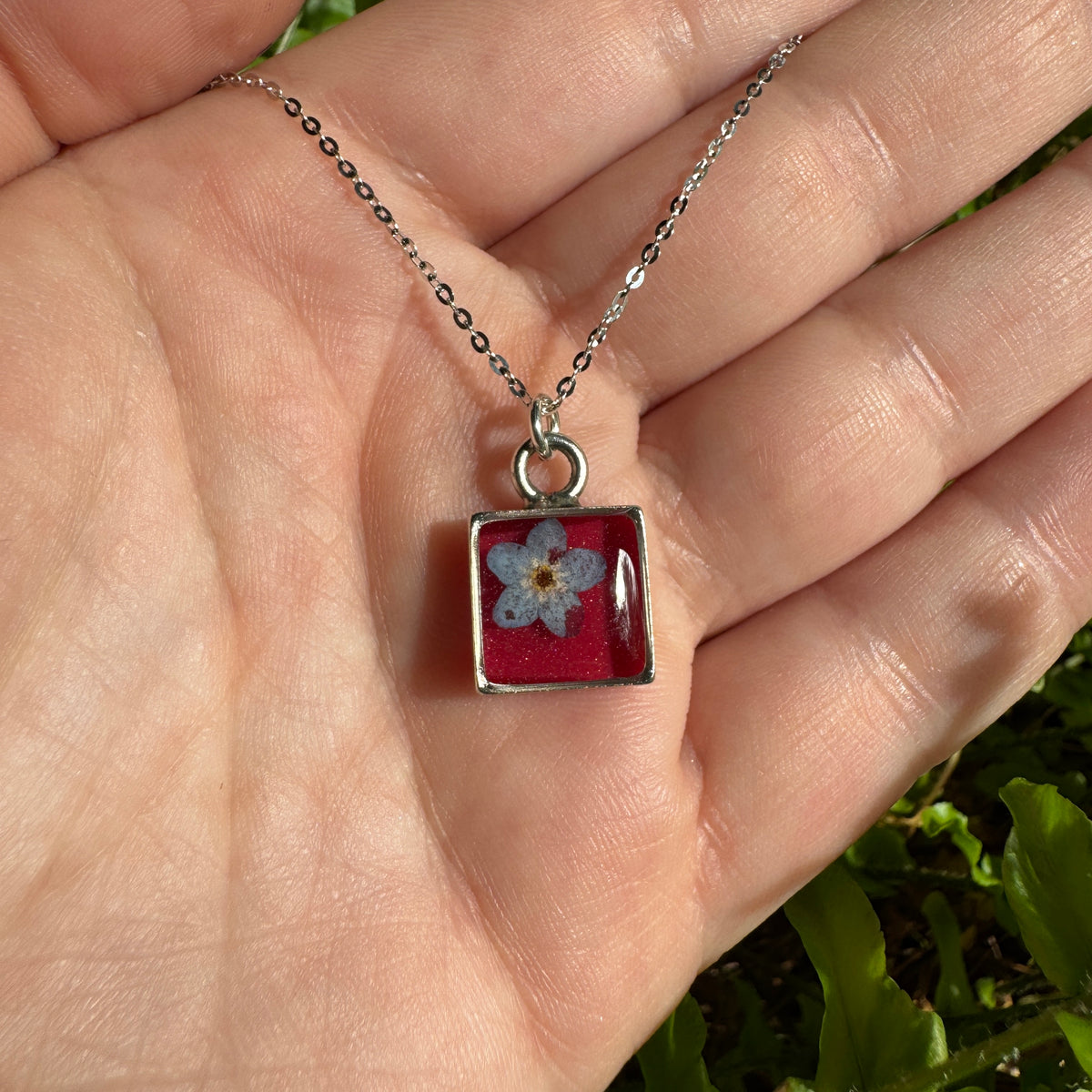 Forget-Me-Not Necklace | Forest Wandering Jewelry | Ready to Ship