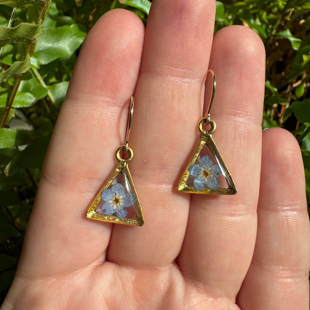 Forget-Me-Not Earrings | Forest Wandering Jewelry | Ready to Ship