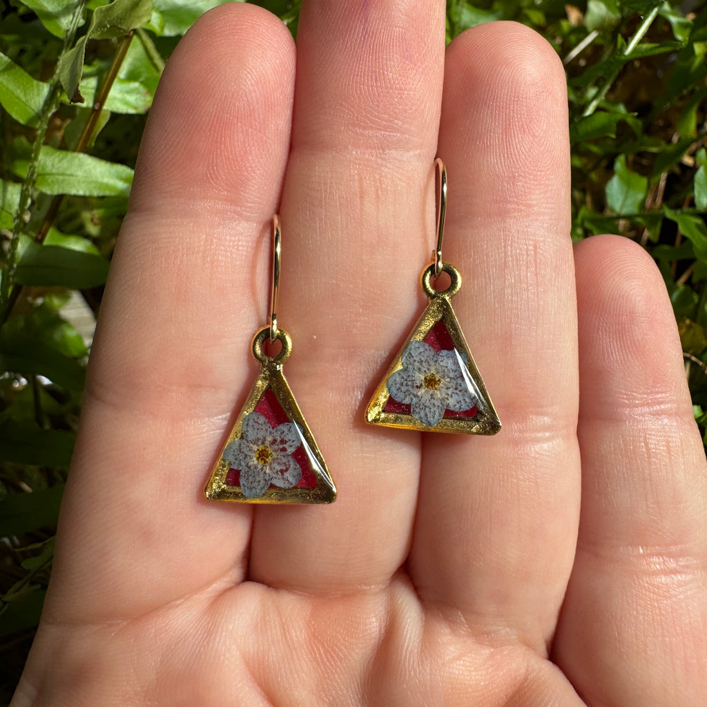 Forget-Me-Not Earrings | Forest Wandering Jewelry | Ready to Ship