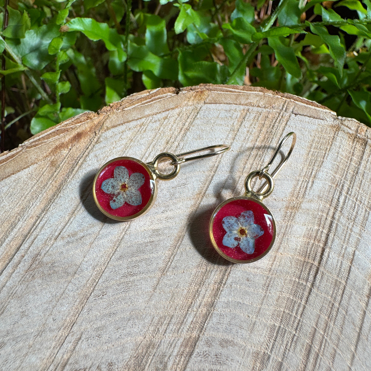 Forget-Me-Not Earrings | Forest Wandering Jewelry | Ready to Ship