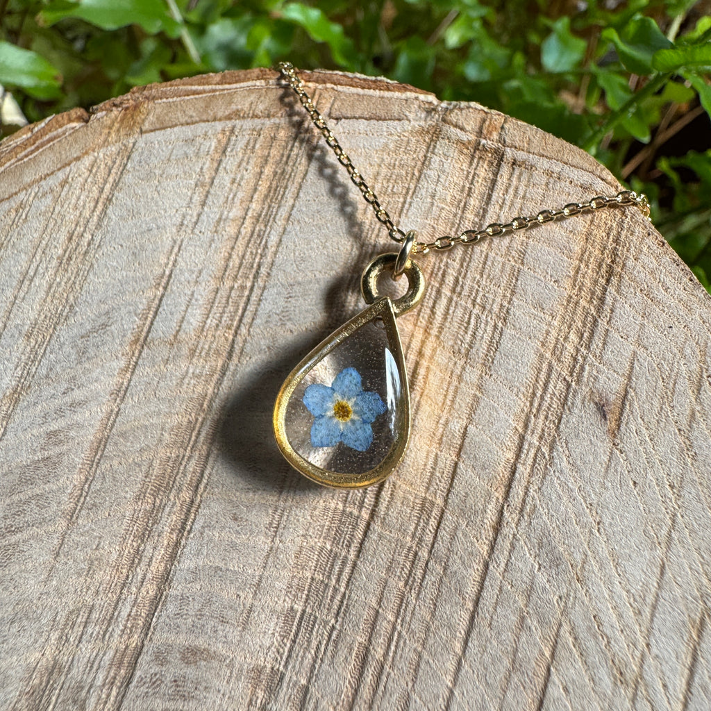 Forget-Me-Not Necklace | Forest Wandering Jewelry | Ready to Ship