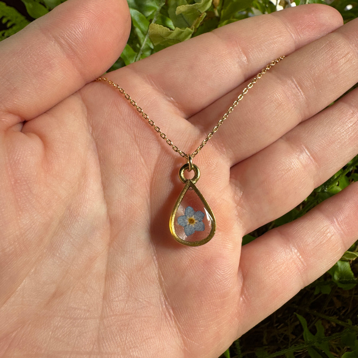 Forget-Me-Not Necklace | Forest Wandering Jewelry | Ready to Ship