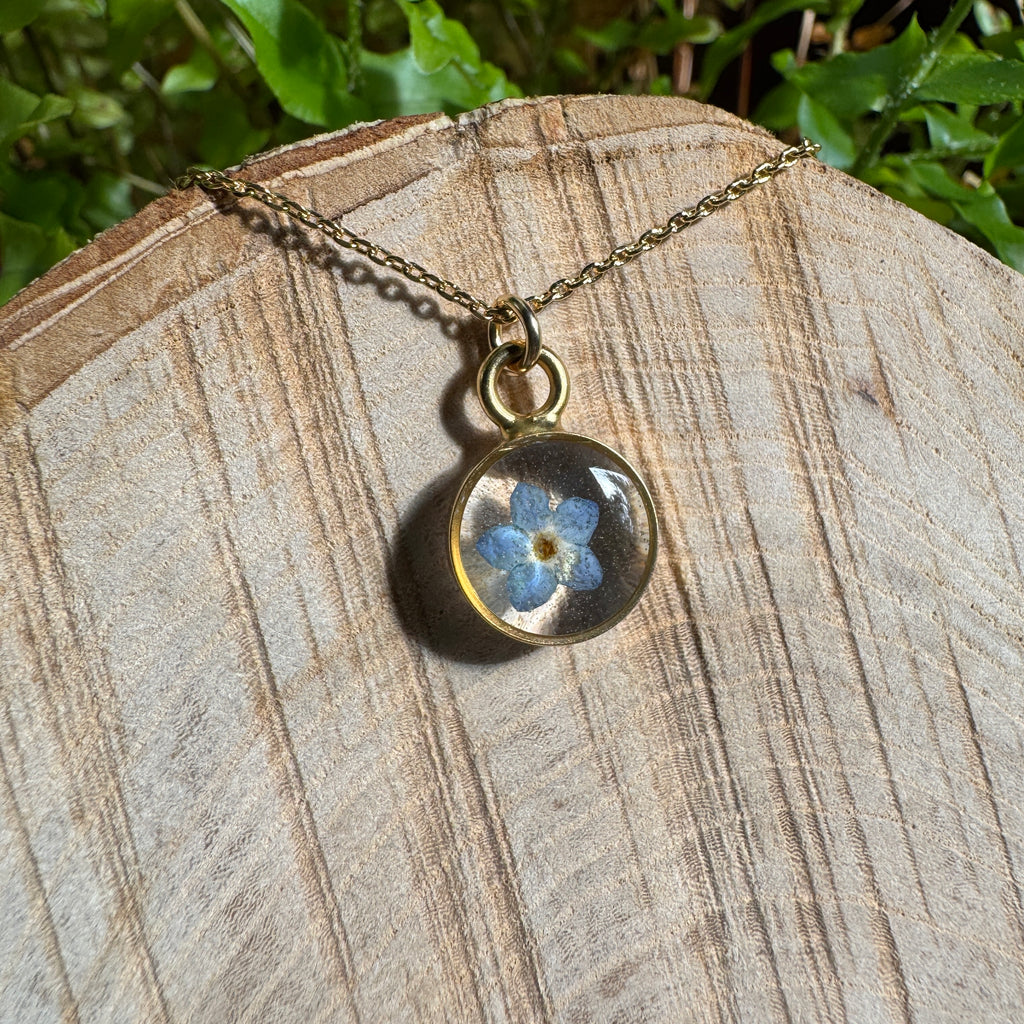 Forget-Me-Not Necklace | Forest Wandering Jewelry | Ready to Ship