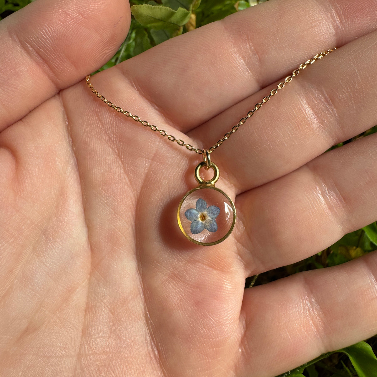 Forget-Me-Not Necklace | Forest Wandering Jewelry | Ready to Ship