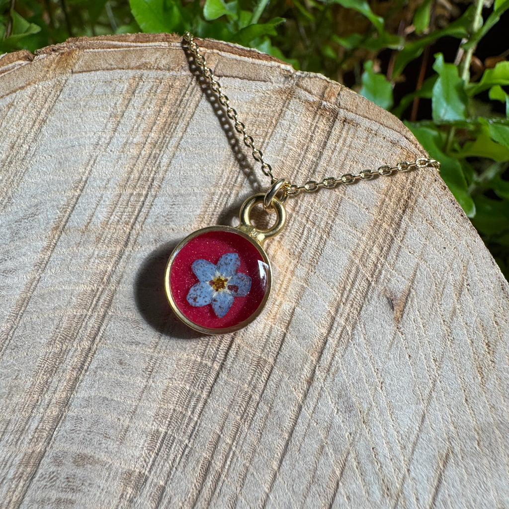 Forget-Me-Not Necklace | Forest Wandering Jewelry | Ready to Ship
