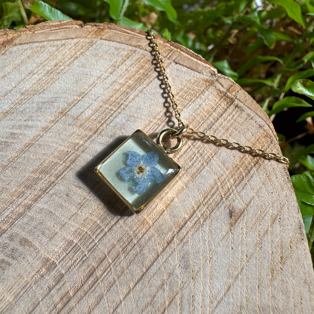 Forget-Me-Not Necklace | Forest Wandering Jewelry | Ready to Ship