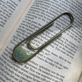 Forget-Me-Not Paper Clip Bookmark | Nature-Inspired Metal Page Holder | Ready to Ship