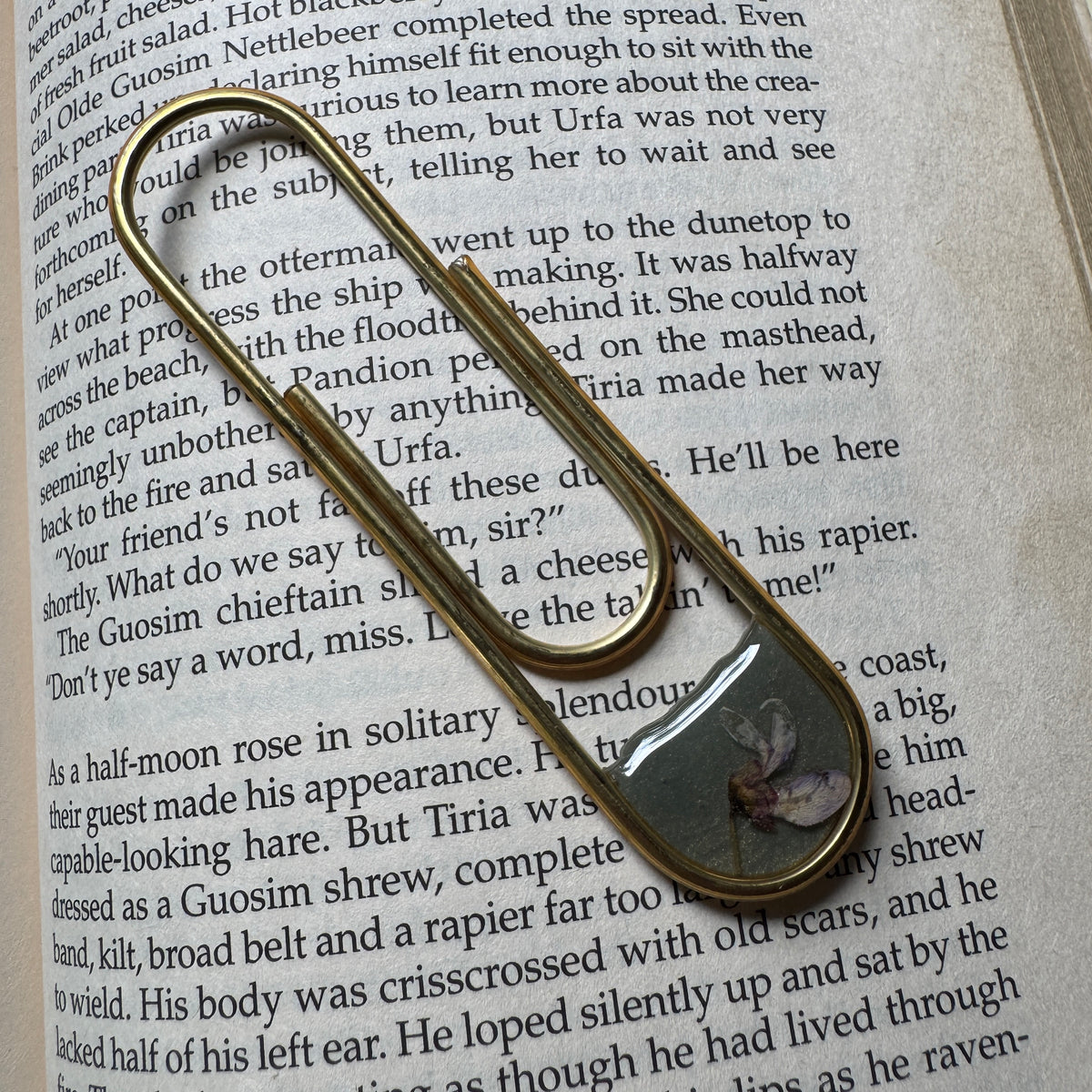 Eastern Redbud Paper Clip Bookmark | Nature-Inspired Metal Page Holder | Ready to Ship