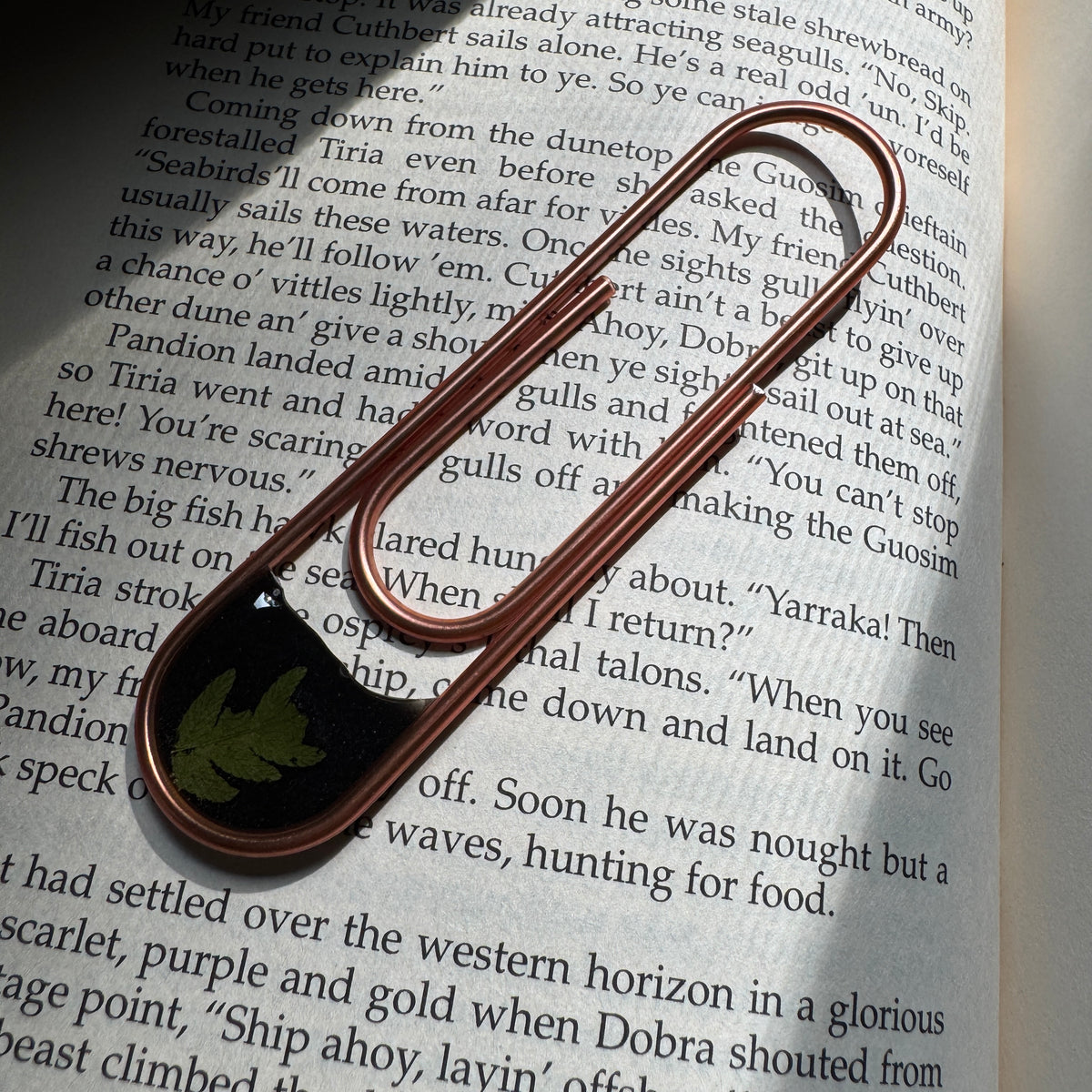 Fern Paper Clip Bookmark | Nature-Inspired Metal Page Holder | Ready to Ship