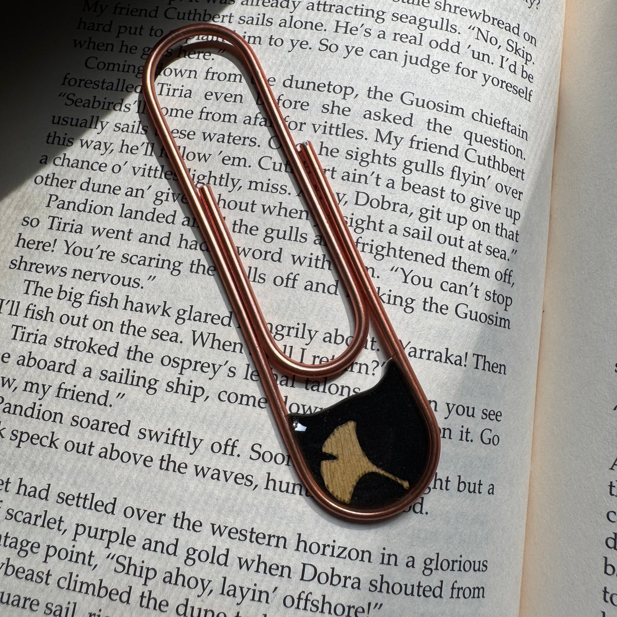 Ginkgo Leaf Paper Clip Bookmark | Nature-Inspired Metal Page Holder | Ready to Ship