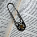 Daisy Paper Clip Bookmark | Nature-Inspired Metal Page Holder | Ready to Ship